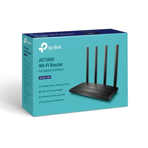 Router TP-LINK Archer C6U 4x 1Gb 867 Mbps