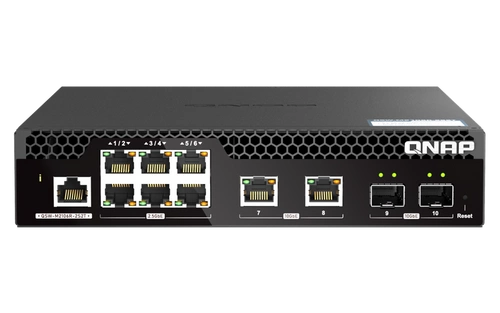 Switch QNAP QSW-M2106R-2S2T 6x 2.5Gb | 2x 10Gb 2x SFP+