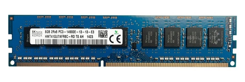 Memory RAM 1x 8GB Hynix ECC UNBUFFERED DDR3  1866MHz PC3-14900 UDIMM | HMT41GU7AFR8C-RD