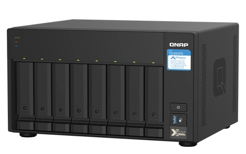 NAS server QNAP TS-832PX-4G 8x SSD | HDD SATA 4GB RAM